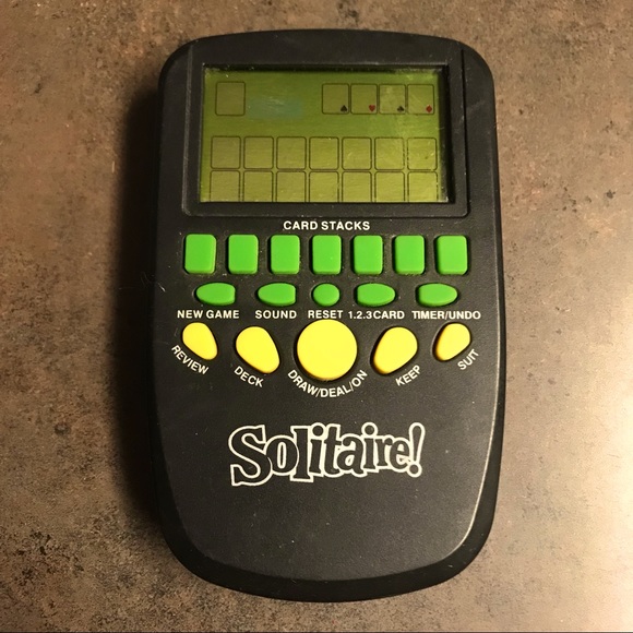 Handheld Pocket Solitaire Electronic Game - Picture 1 of 2